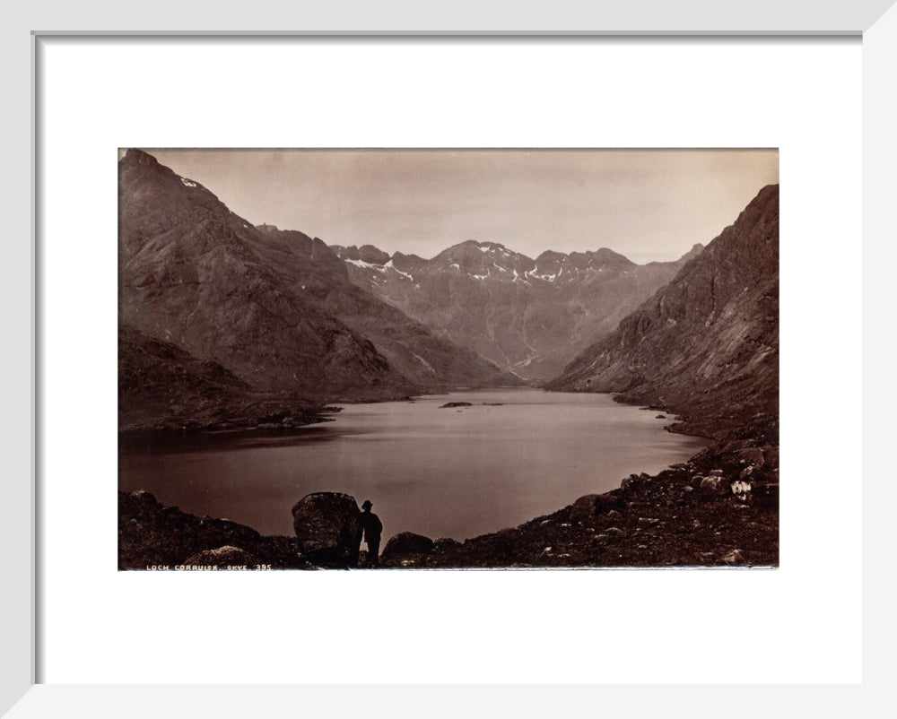 'Lock Corruisk, Skye', Isle of Skye, Scotland, c 1850-1900. art print extra small white Art Print - Science Museum Shop