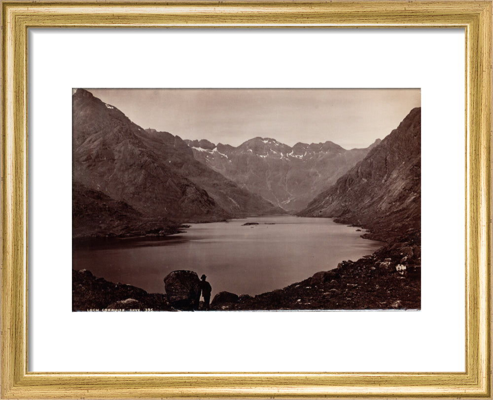 'Lock Corruisk, Skye', Isle of Skye, Scotland, c 1850-1900. art print extra small gold Art Print - Science Museum Shop