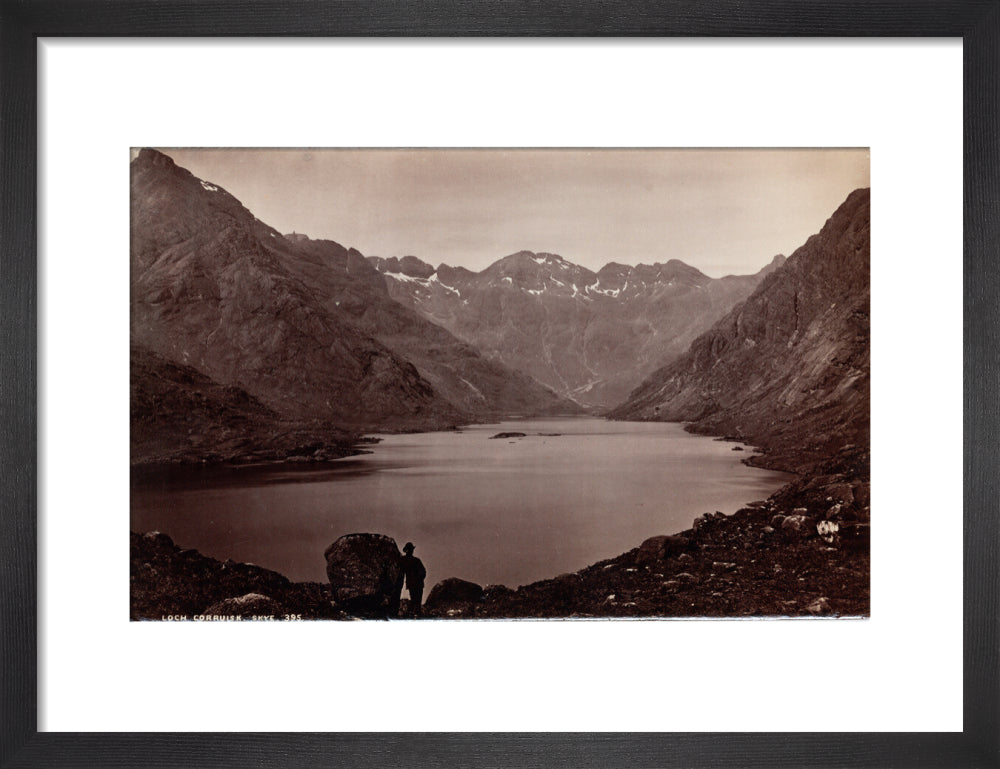 'Lock Corruisk, Skye', Isle of Skye, Scotland, c 1850-1900. art print small black Art Print - Science Museum Shop