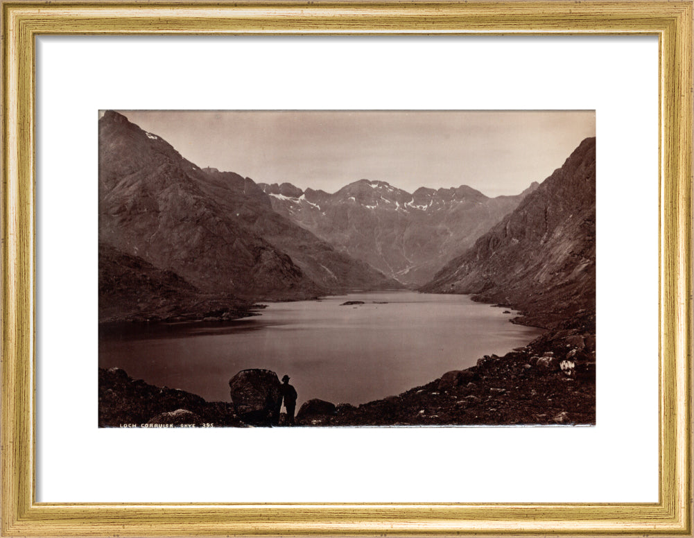 'Lock Corruisk, Skye', Isle of Skye, Scotland, c 1850-1900. art print small gold Art Print - Science Museum Shop