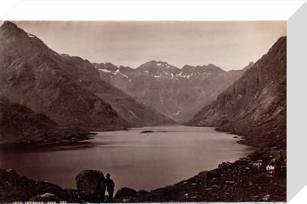 'Lock Corruisk, Skye', Isle of Skye, Scotland, c 1850-1900. stretched canvas small none Art Print - Science Museum Shop