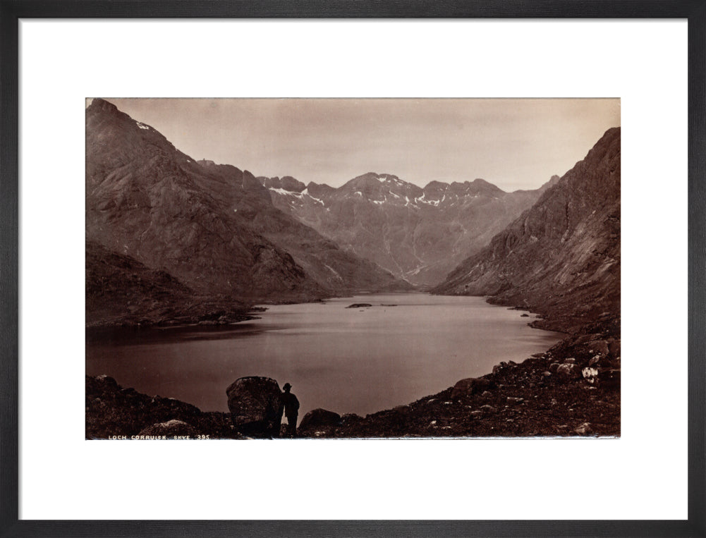 'Lock Corruisk, Skye', Isle of Skye, Scotland, c 1850-1900. art print medium black Art Print - Science Museum Shop