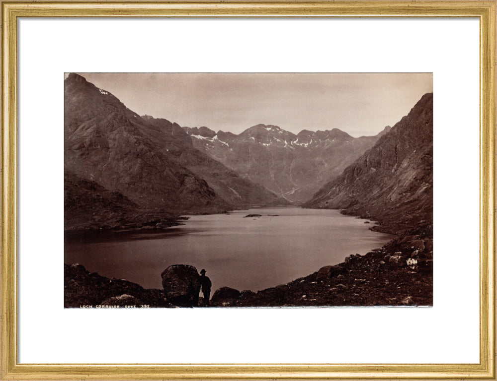 'Lock Corruisk, Skye', Isle of Skye, Scotland, c 1850-1900. art print medium gold Art Print - Science Museum Shop