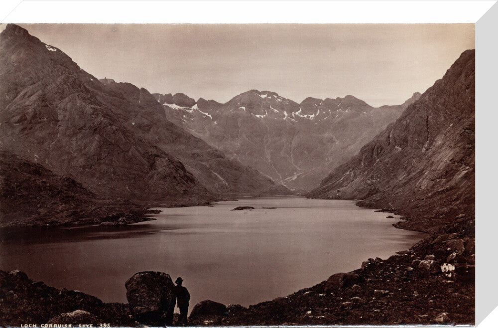 'Lock Corruisk, Skye', Isle of Skye, Scotland, c 1850-1900. stretched canvas medium none Art Print - Science Museum Shop
