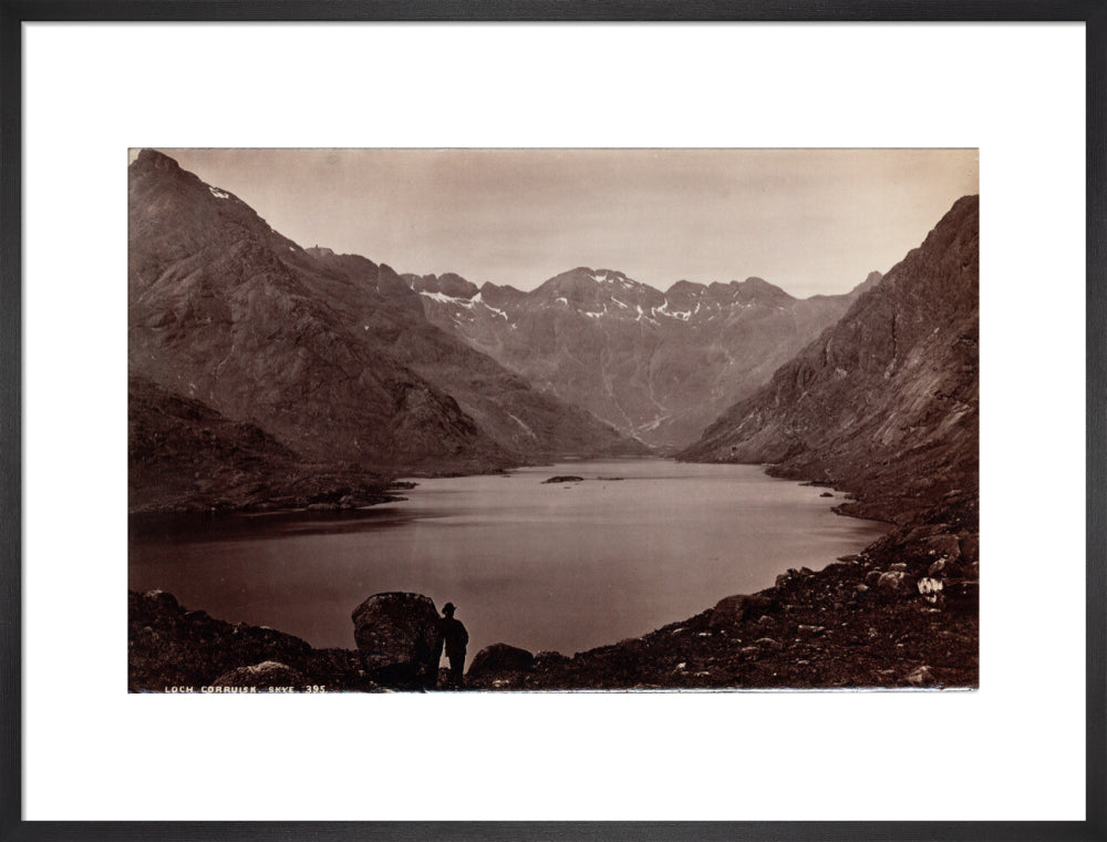 'Lock Corruisk, Skye', Isle of Skye, Scotland, c 1850-1900. art print large black Art Print - Science Museum Shop