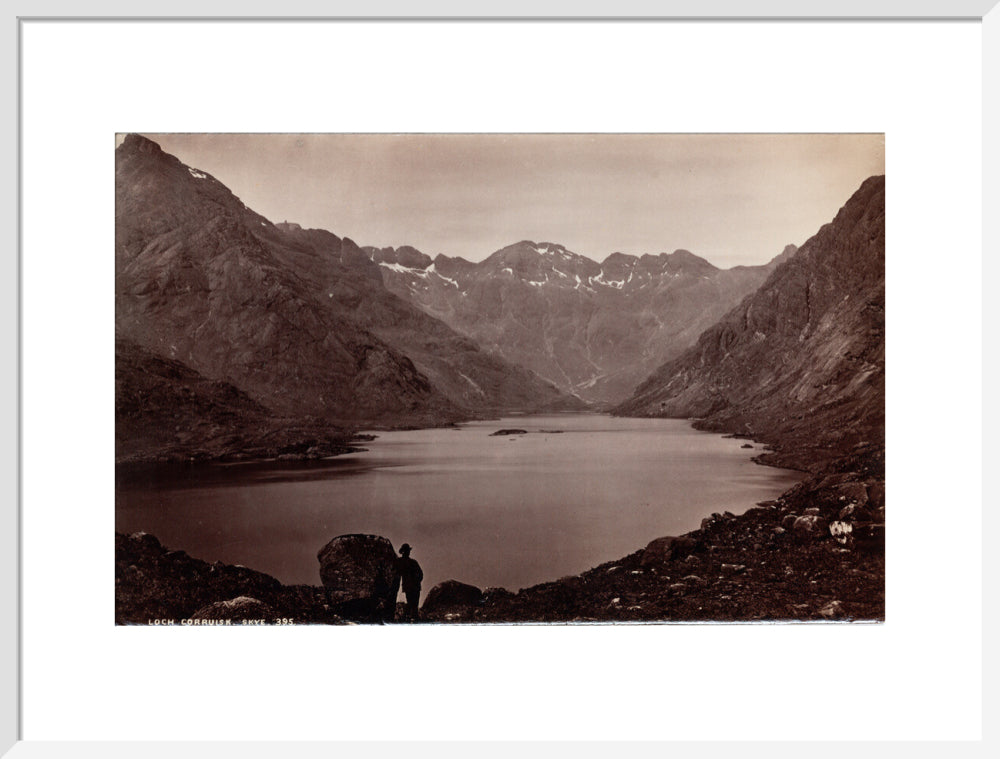 'Lock Corruisk, Skye', Isle of Skye, Scotland, c 1850-1900. art print large white Art Print - Science Museum Shop