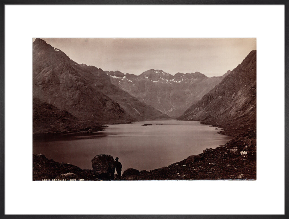 'Lock Corruisk, Skye', Isle of Skye, Scotland, c 1850-1900. art print extra large black Art Print - Science Museum Shop