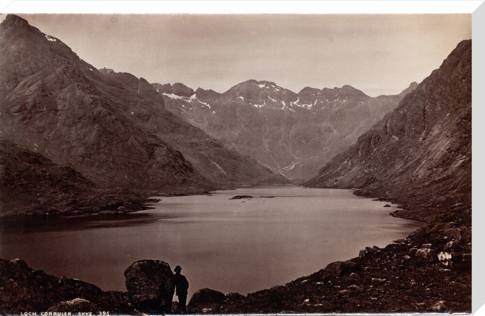 'Lock Corruisk, Skye', Isle of Skye, Scotland, c 1850-1900. stretched canvas extra large none Art Print - Science Museum Shop