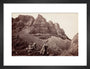 'The Storr Rock, Skye', Isle of Skye, Scotland, c 1850-1900. art print small black Art Print - Science Museum Shop