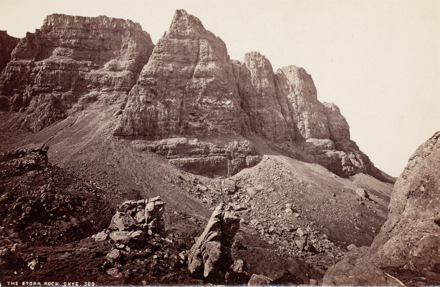 'The Storr Rock, Skye', Isle of Skye, Scotland, c 1850-1900. Art Print - Science Museum Shop