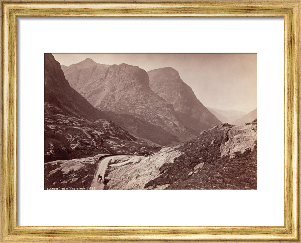 Glencoe, from 'The Study', Scotland, c 1850-1900. art print extra small gold Art Print - Science Museum Shop