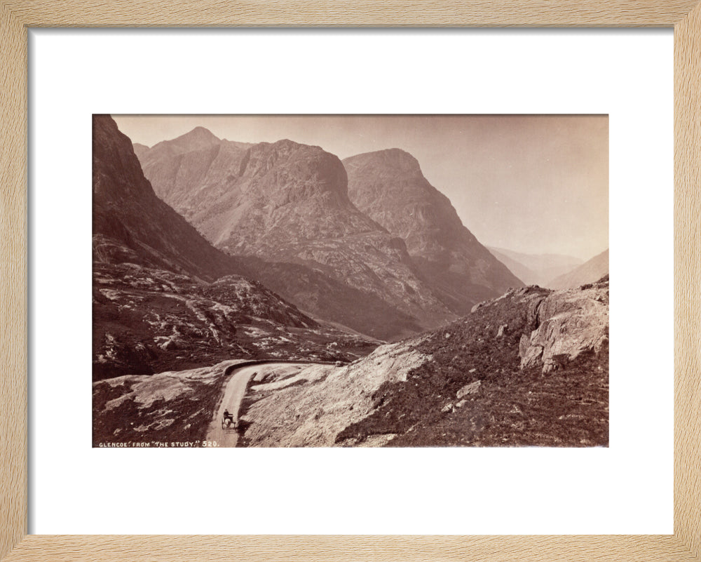 Glencoe, from 'The Study', Scotland, c 1850-1900. art print extra small natural Art Print - Science Museum Shop