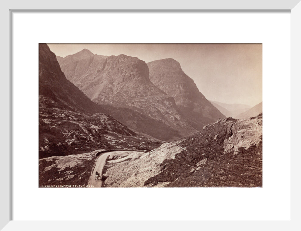 Glencoe, from 'The Study', Scotland, c 1850-1900. art print small white Art Print - Science Museum Shop