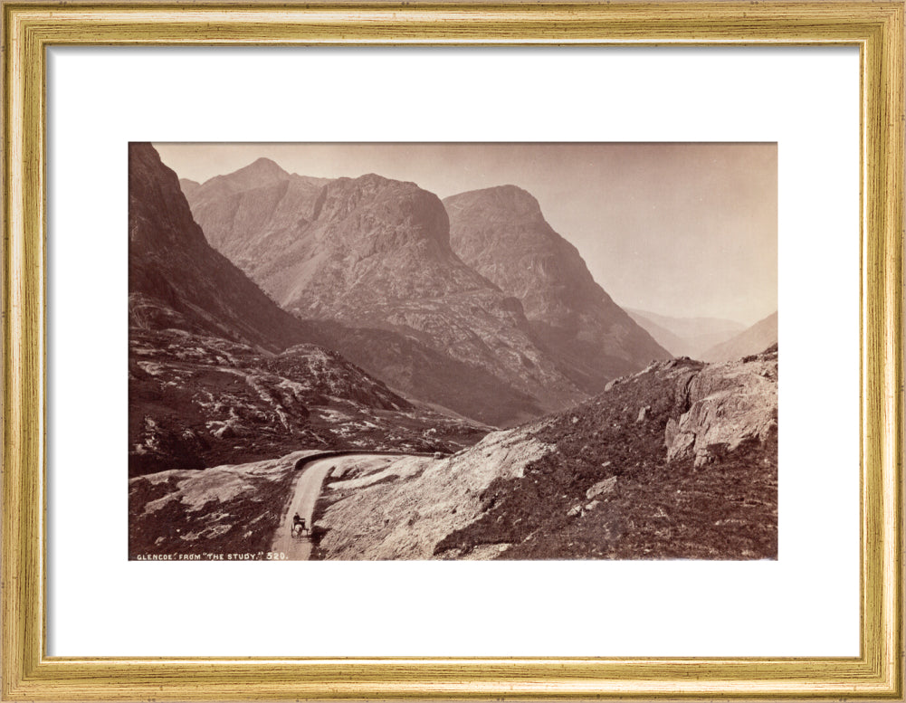 Glencoe, from 'The Study', Scotland, c 1850-1900. art print small gold Art Print - Science Museum Shop