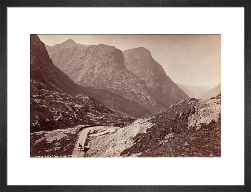 Glencoe, from 'The Study', Scotland, c 1850-1900. art print medium black Art Print - Science Museum Shop