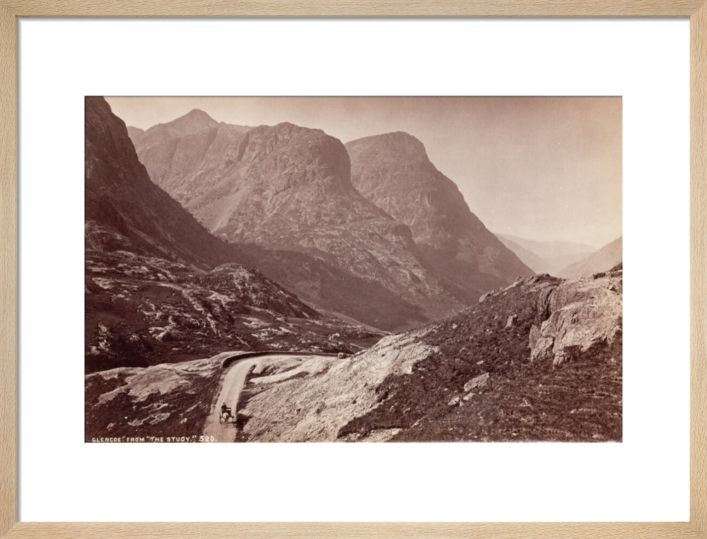 Glencoe, from 'The Study', Scotland, c 1850-1900. art print medium natural Art Print - Science Museum Shop