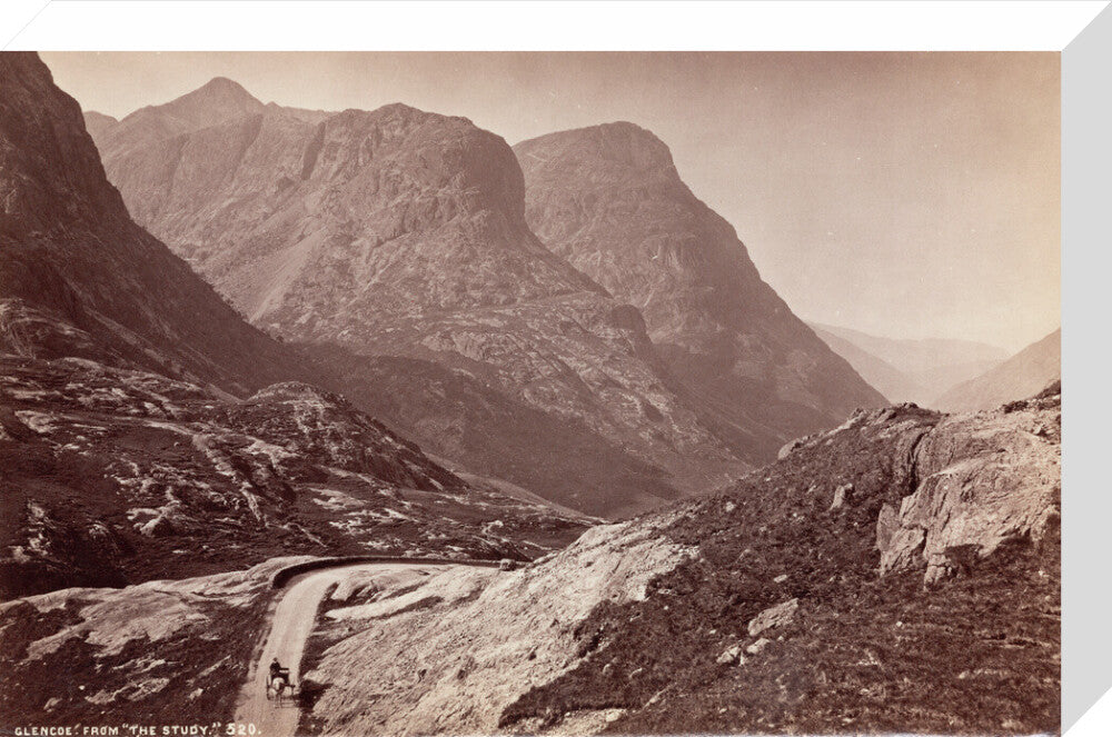 Glencoe, from 'The Study', Scotland, c 1850-1900. stretched canvas medium none Art Print - Science Museum Shop