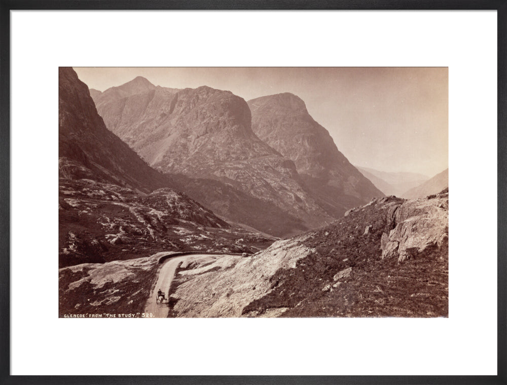 Glencoe, from 'The Study', Scotland, c 1850-1900. art print large black Art Print - Science Museum Shop
