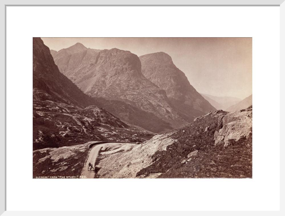 Glencoe, from 'The Study', Scotland, c 1850-1900. art print large white Art Print - Science Museum Shop