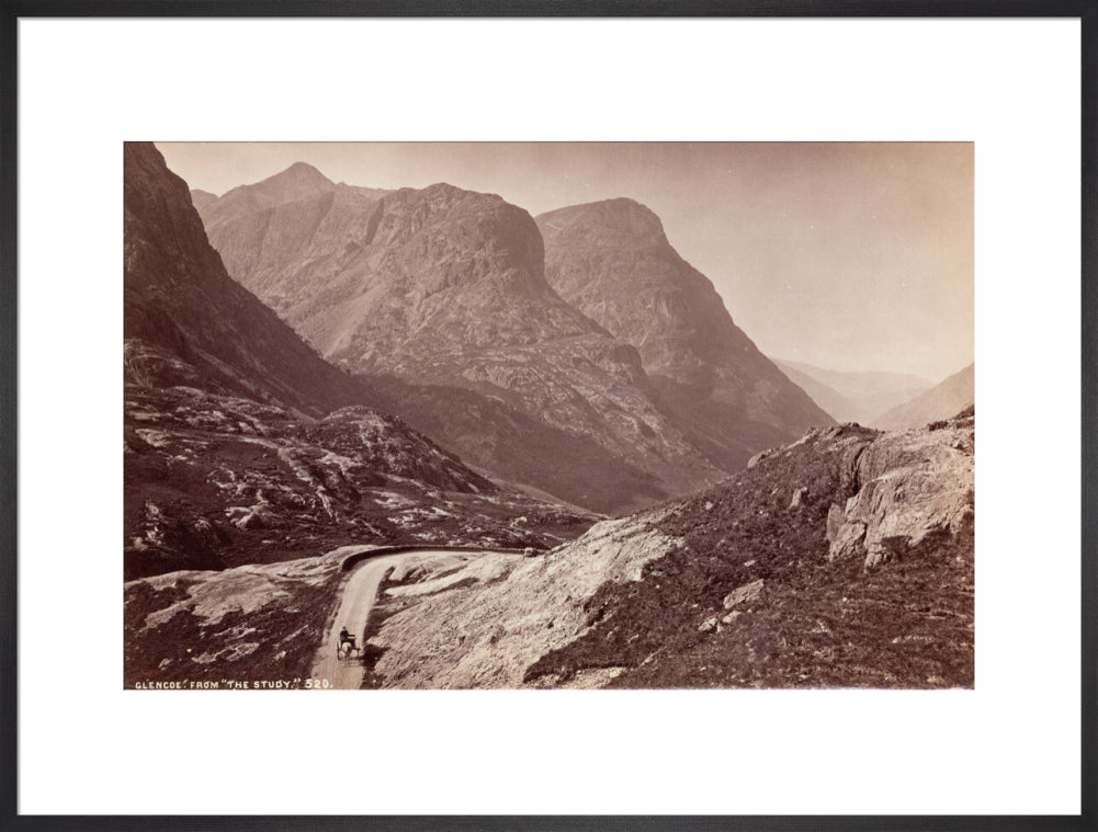 Glencoe, from 'The Study', Scotland, c 1850-1900. art print extra large black Art Print - Science Museum Shop
