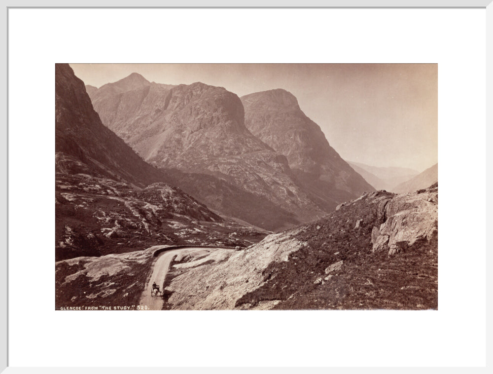 Glencoe, from 'The Study', Scotland, c 1850-1900. art print extra large white Art Print - Science Museum Shop