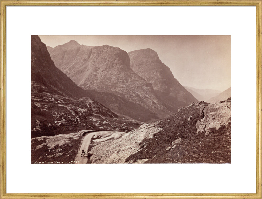 Glencoe, from 'The Study', Scotland, c 1850-1900. art print extra large gold Art Print - Science Museum Shop
