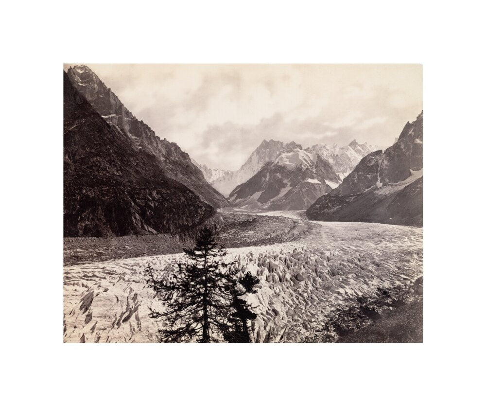 Mer de Glace, near Chamonix, Mont Blanc, France, c 1850-1900. unstretched canvas small none Art Print - Science Museum Shop
