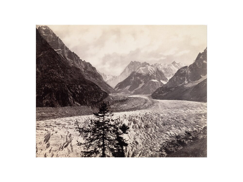 Mer de Glace, near Chamonix, Mont Blanc, France, c 1850-1900. art print large none Art Print - Science Museum Shop