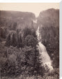 Giessbach Falls near Lake Brienz, Switzerland, c 1850-1900. stretched canvas large none Art Print - Science Museum Shop