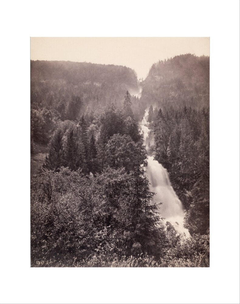 Giessbach Falls near Lake Brienz, Switzerland, c 1850-1900. art print extra small none Art Print - Science Museum Shop