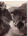 Reichenbach Falls, Switzerland, c 1850-1900. stretched canvas extra large none Art Print - Science Museum Shop