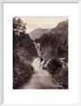 Reichenbach Falls, Switzerland, c 1850-1900. art print medium white Art Print - Science Museum Shop