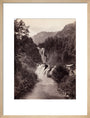 Reichenbach Falls, Switzerland, c 1850-1900. art print medium natural Art Print - Science Museum Shop