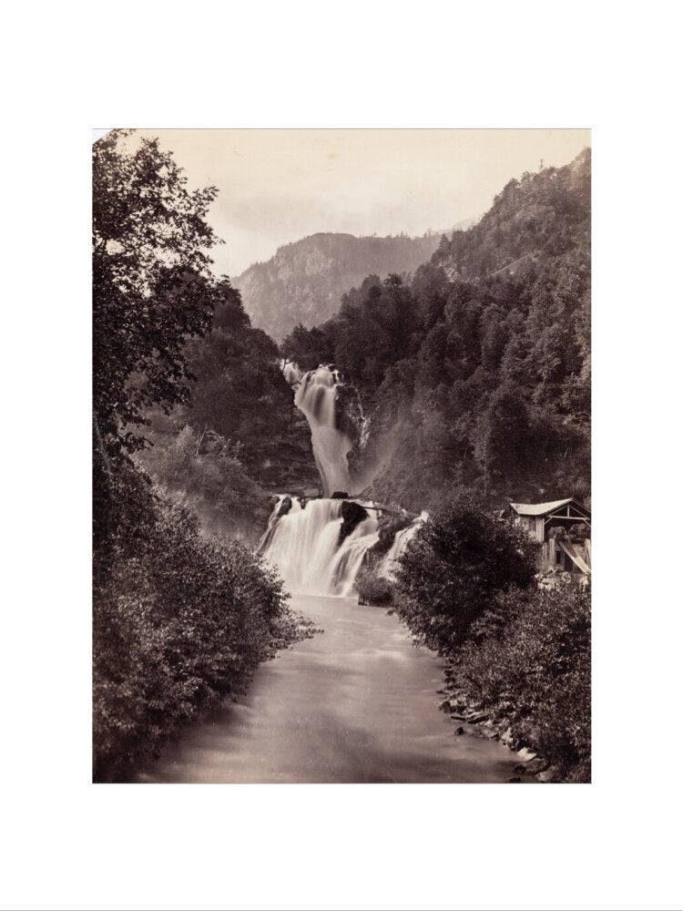 Reichenbach Falls, Switzerland, c 1850-1900. art print small none Art Print - Science Museum Shop