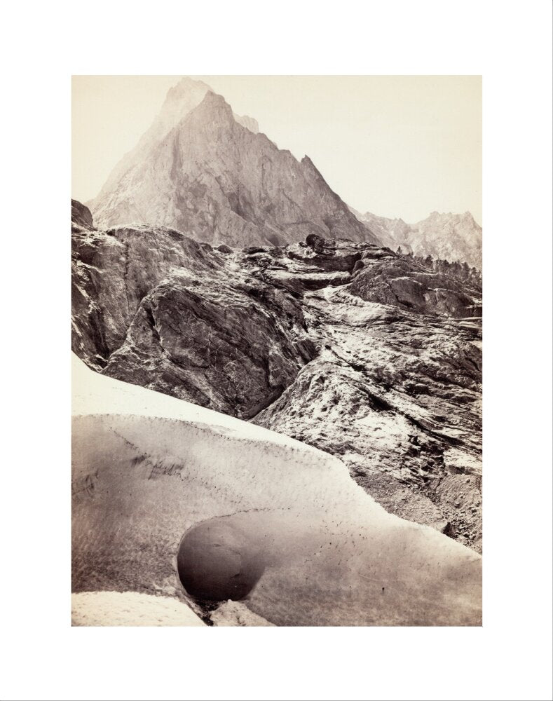 The Ice Cave in the Rosenlaui Glacier, Switzerland, c 1850-1900. art print extra small none Art Print - Science Museum Shop