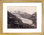 Rhone Glacier, Switzerland, c 1850-1900. art print extra small gold Art Print - Science Museum Shop