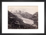 Rhone Glacier, Switzerland, c 1850-1900. art print small black Art Print - Science Museum Shop