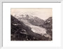Rhone Glacier, Switzerland, c 1850-1900. art print small white Art Print - Science Museum Shop