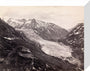 Rhone Glacier, Switzerland, c 1850-1900. stretched canvas small none Art Print - Science Museum Shop