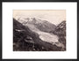 Rhone Glacier, Switzerland, c 1850-1900. art print medium black Art Print - Science Museum Shop