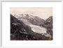 Rhone Glacier, Switzerland, c 1850-1900. art print medium white Art Print - Science Museum Shop