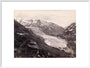 Rhone Glacier, Switzerland, c 1850-1900. art print extra large white Art Print - Science Museum Shop