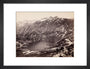 The Lake and Hospice on the Grimsel Pass, Switzerland, c 1850-1900. art print small black Art Print - Science Museum Shop