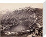 The Lake and Hospice on the Grimsel Pass, Switzerland, c 1850-1900. stretched canvas small none Art Print - Science Museum Shop