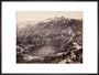 The Lake and Hospice on the Grimsel Pass, Switzerland, c 1850-1900. art print extra large black Art Print - Science Museum Shop