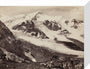 Stein Glacier, Susten Pass, Switzerland, c 1850-1900. stretched canvas small none Art Print - Science Museum Shop