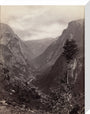 Mountain valley, Norway, c 1850-1900. stretched canvas medium none Art Print - Science Museum Shop