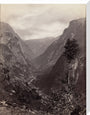 Mountain valley, Norway, c 1850-1900. stretched canvas large none Art Print - Science Museum Shop