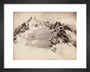 Peaks on the Hamta Pass, Himalayas, India, c 1850-1900. art print extra small black Art Print - Science Museum Shop