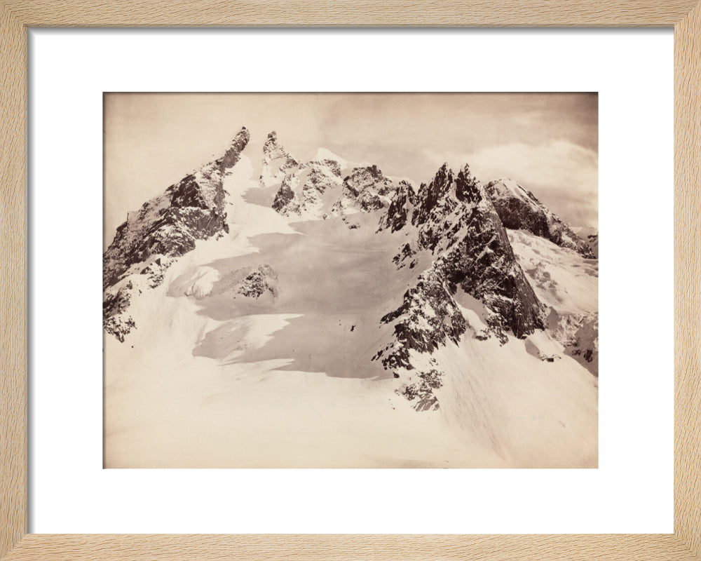 Peaks on the Hamta Pass, Himalayas, India, c 1850-1900. art print extra small natural Art Print - Science Museum Shop